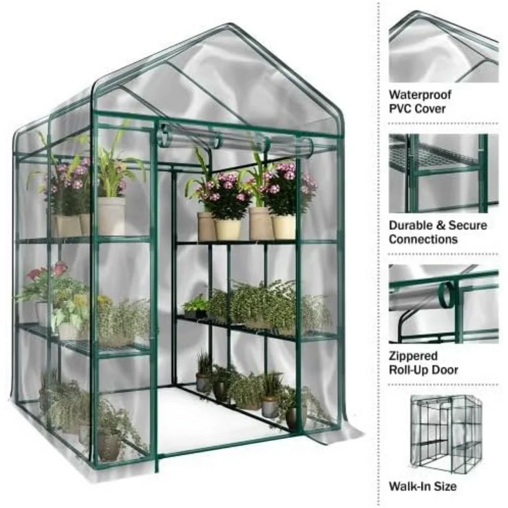 Greenhouse: Provides a range of greenhouses designed for year-round gardening, helping users cultivate plants efficiently regardless of the season.

