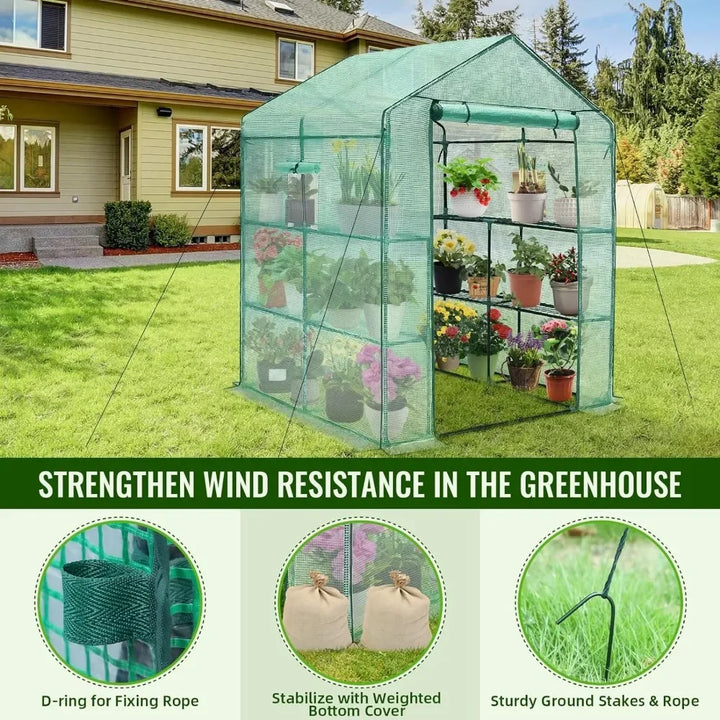 Greenhouse: Provides a range of greenhouses designed for year-round gardening, helping users cultivate plants efficiently regardless of the season.

