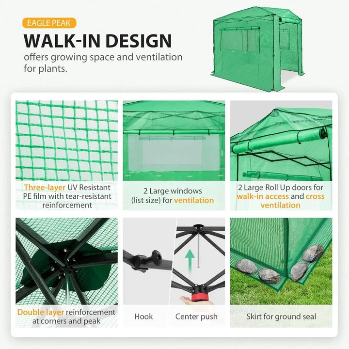 Greenhouse: Provides a range of greenhouses designed for year-round gardening, helping users cultivate plants efficiently regardless of the season.

