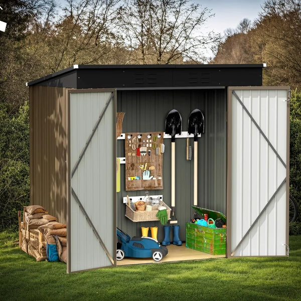 Eco-Friendly Waterproof Metal Storage Shed